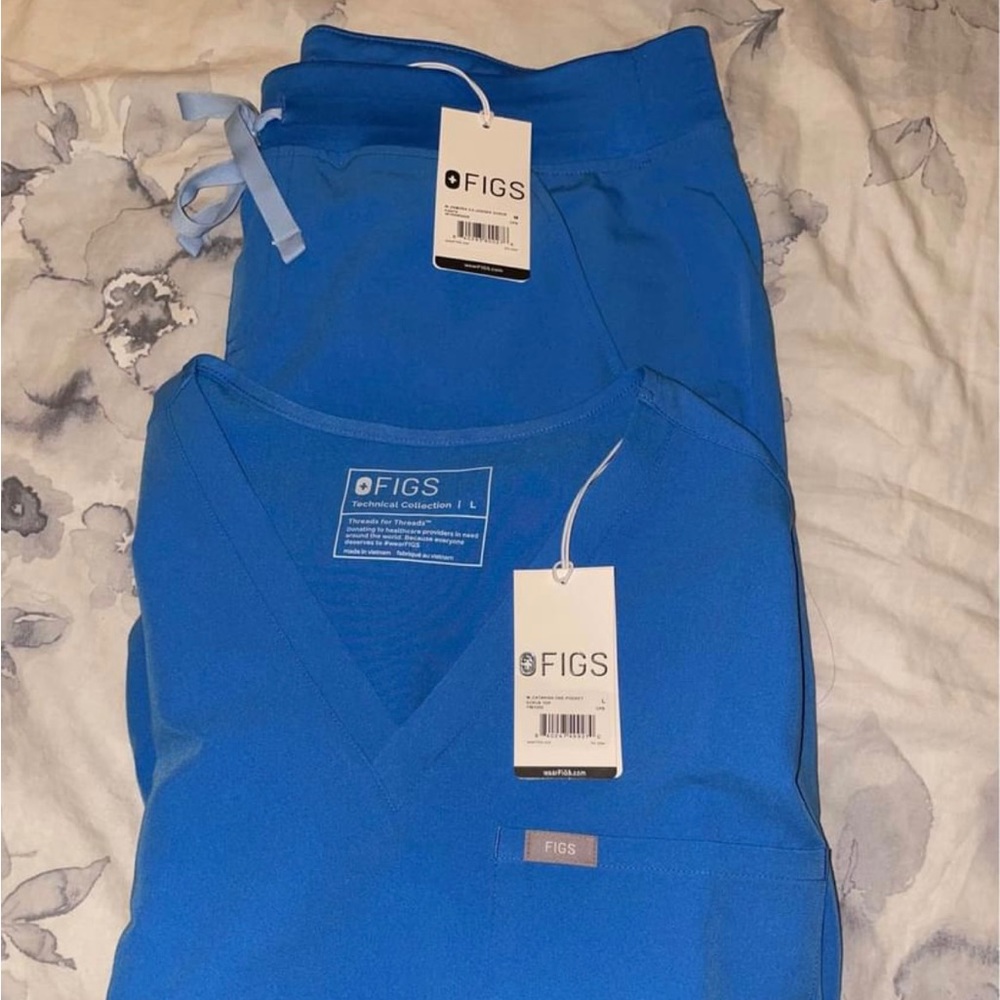 Figs Capri Blue Scrubs